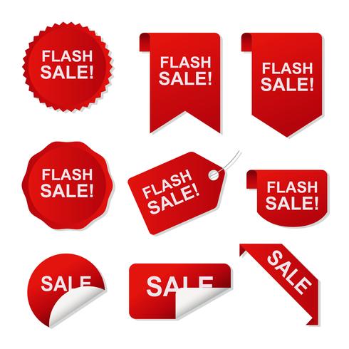 490x490 Price Flash Sticker Vector