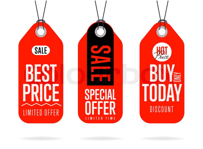 800x587 Sale Tag Vector Isolated Sale Sticker Stock Vector Colourbox