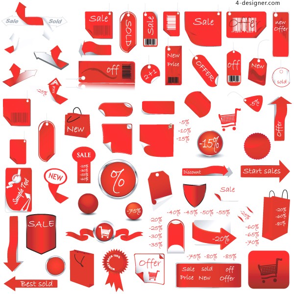 Designer Practical Fine Department Store Sales Tag Vector Material 600x600 Designer Practical Fine Department Store Sales Tag Vector Material