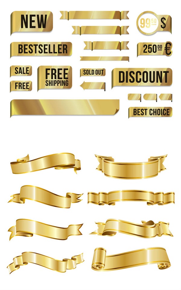 600x959 Gold Sales Tag Vector Material My Free Photoshop World