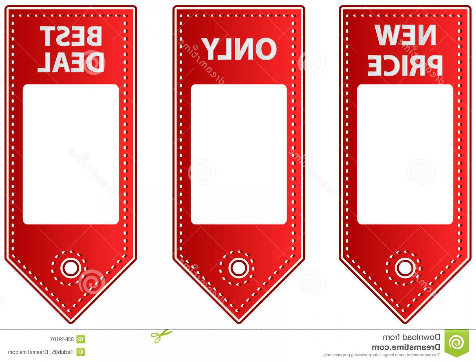 1560x1188 Royalty Free Stock Photography Red Leather Sale Tags Blank Labels