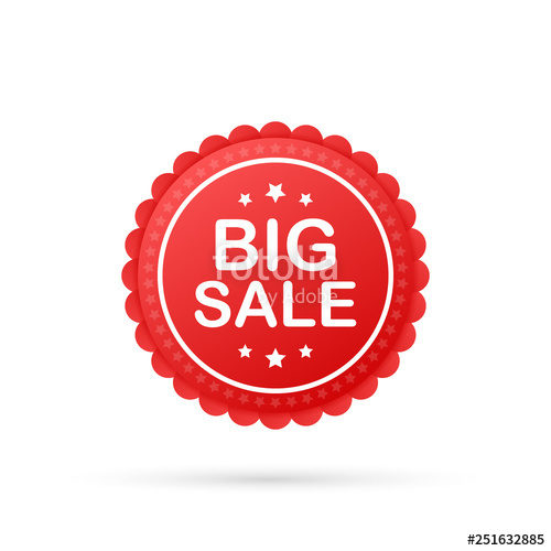 500x500 Super Sale Poster, Banner Big Sale Vector Illustration Stock
