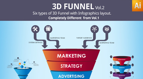 462x257 Vector Funnel Top Newsletter Template