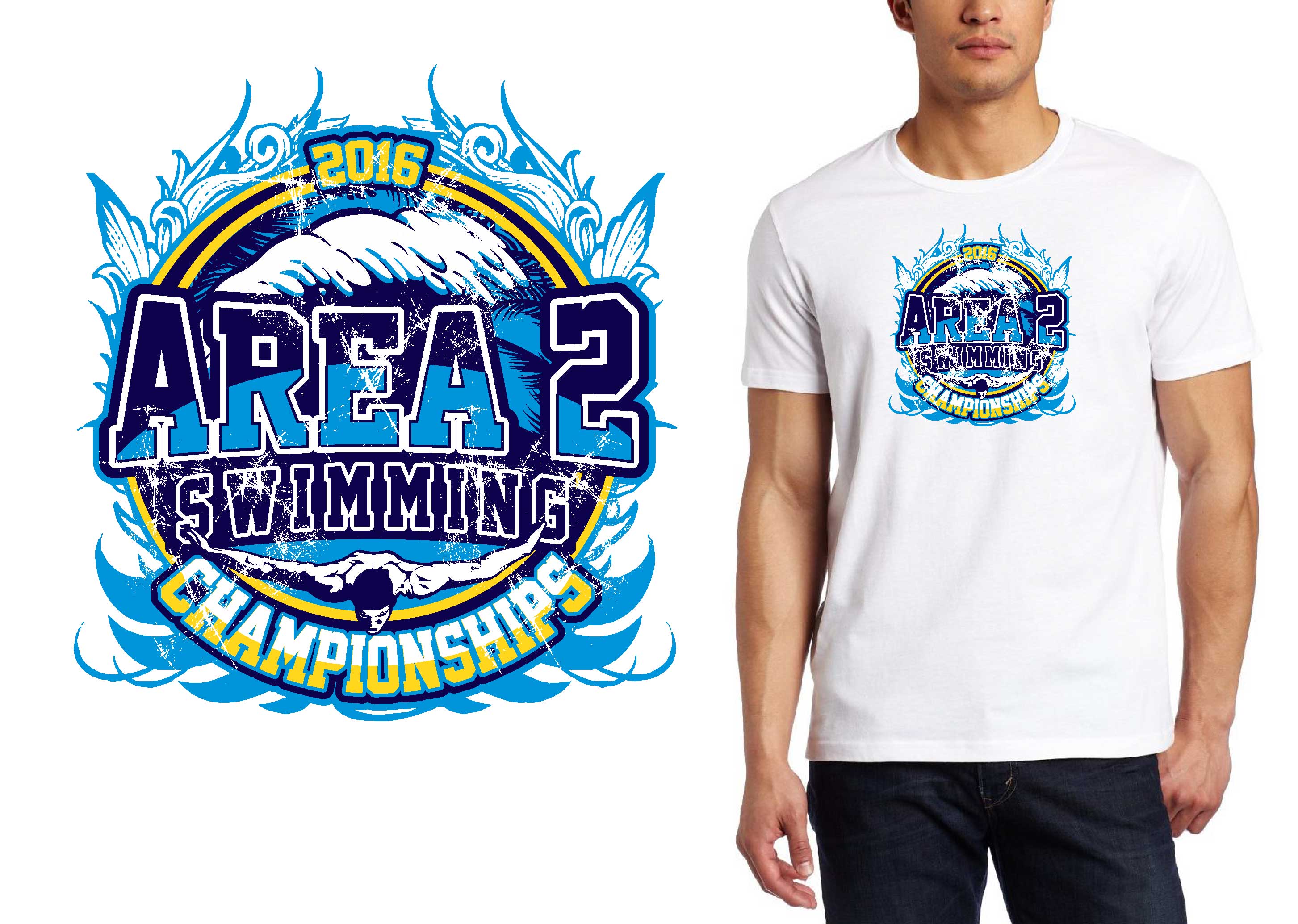 2906x2069 Vector Logo Design For Print July Area Swimming