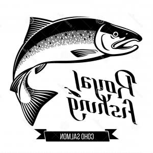 300x300 Stock Illustration Fish Salmon Vector Icon Logo Hoodamathrun