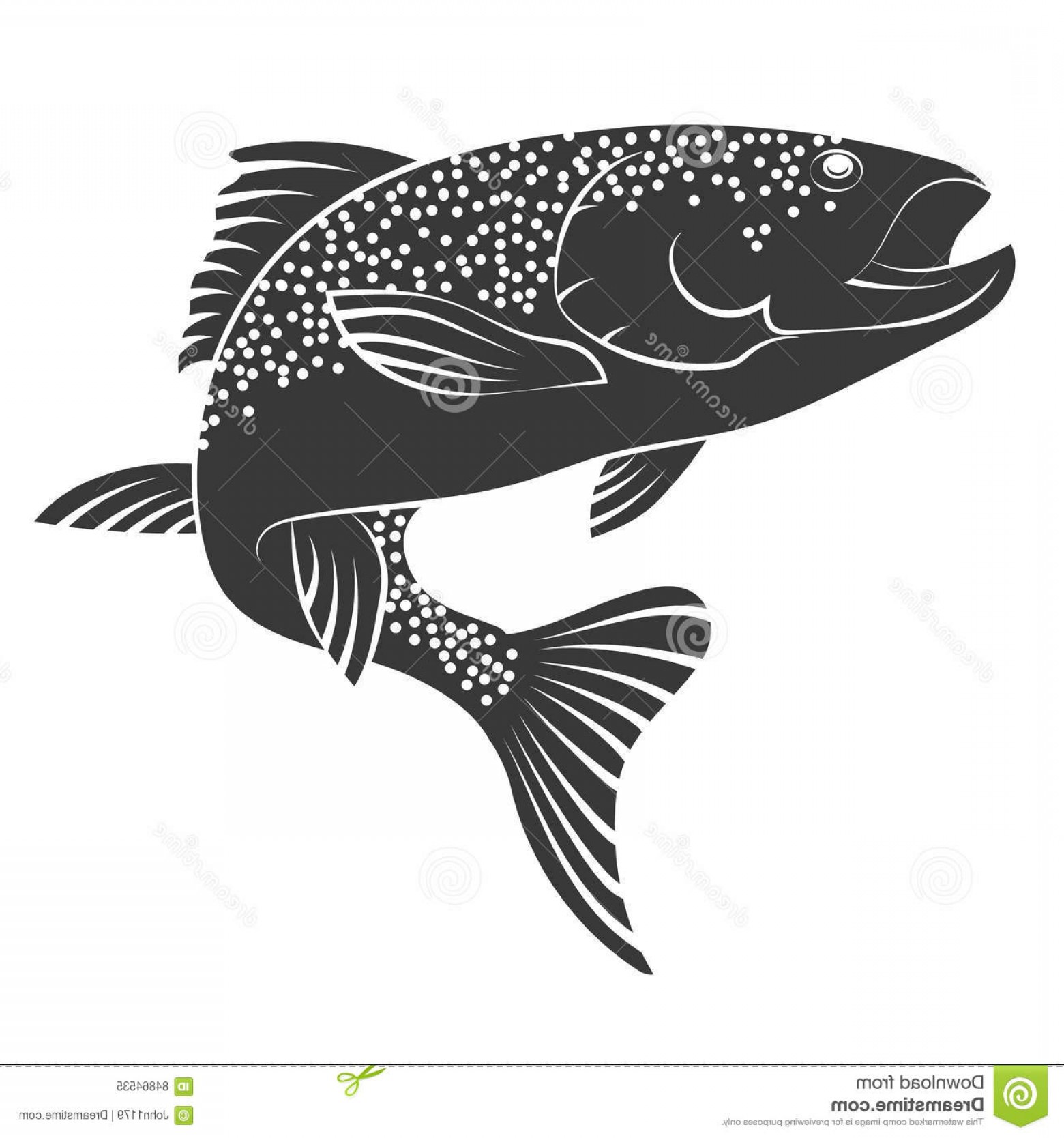 1560x1668 Silhoutte Fish Art Salmon Vector Hoodamathrun