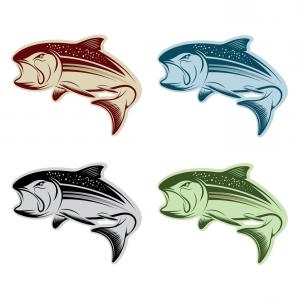 300x300 Jumping Salmon And Lure Vector Catchsplace