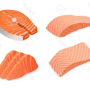 300x300 Stock Illustration Fish Salmon Vector Icon Logo Wallkeeper