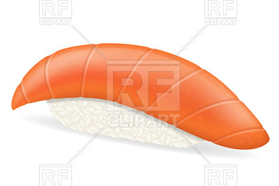400x267 Sushi With Salmon Vector Image Of Food And Beverages Konturvid