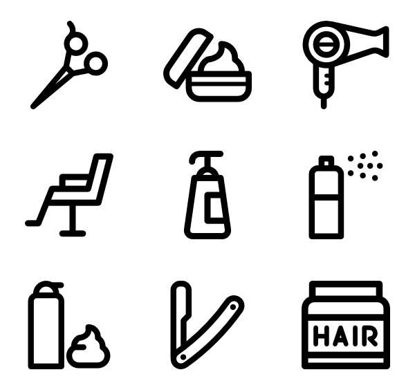 Salon Icon Packs 600x564 Salon Icon Packs