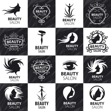 Beauty Salon Logo Design Free Vector Download 368x368 Beauty Salon Logo Design Free Vector Download
