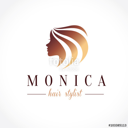 Beauty Woman Hair Salon Logo Template Stock Image And Royalty 500x500 Beauty Woman Hair Salon Logo Template Stock Image And Royalty