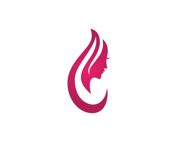 Hair And Face Salon Logo Vector Templates 613x490 Hair And Face Salon Logo Vector Templates