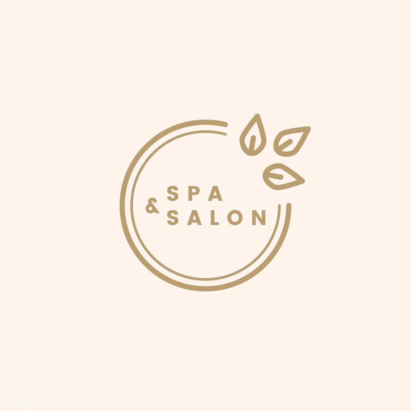 Spa And Salon Logo Vector Free Image 1400x1400 Spa And Salon Logo Vector Free Image