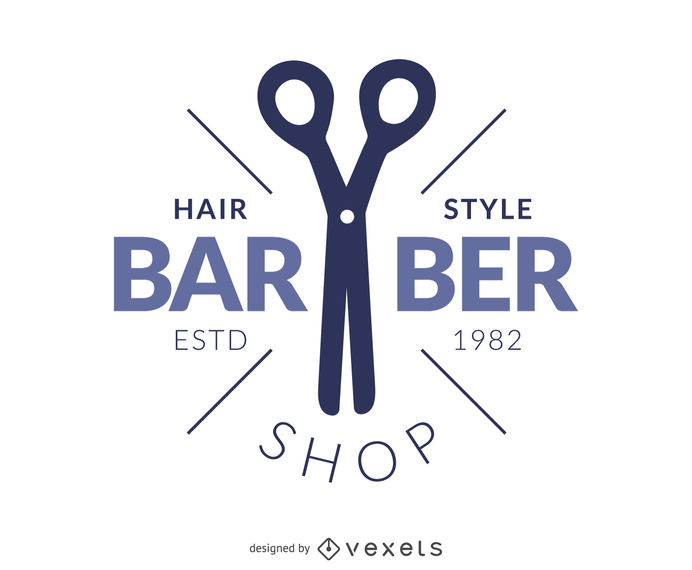 Barber Hair Salon Logo 692x570 Barber Hair Salon Logo