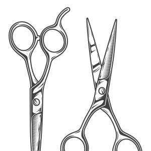 300x300 Photostock Vector Scissors Icon Hair Salon Hoodamathrun
