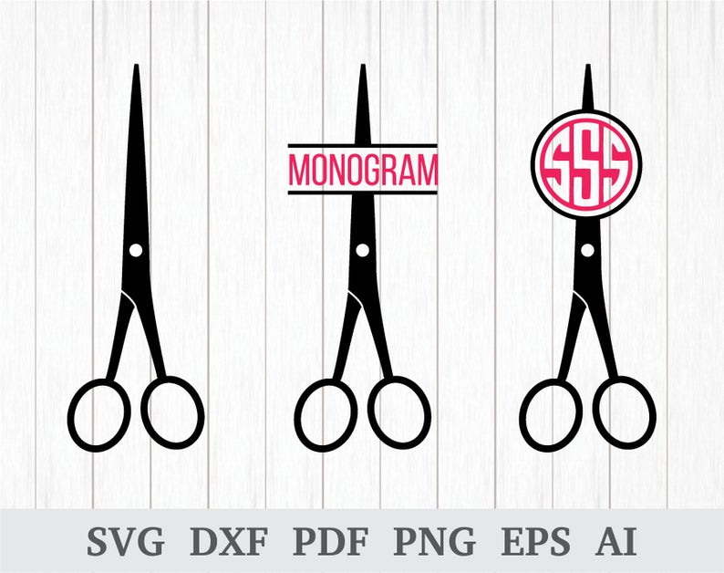 794x628 Scissors Scissors Monogram Hairdresser Cutting Etsy