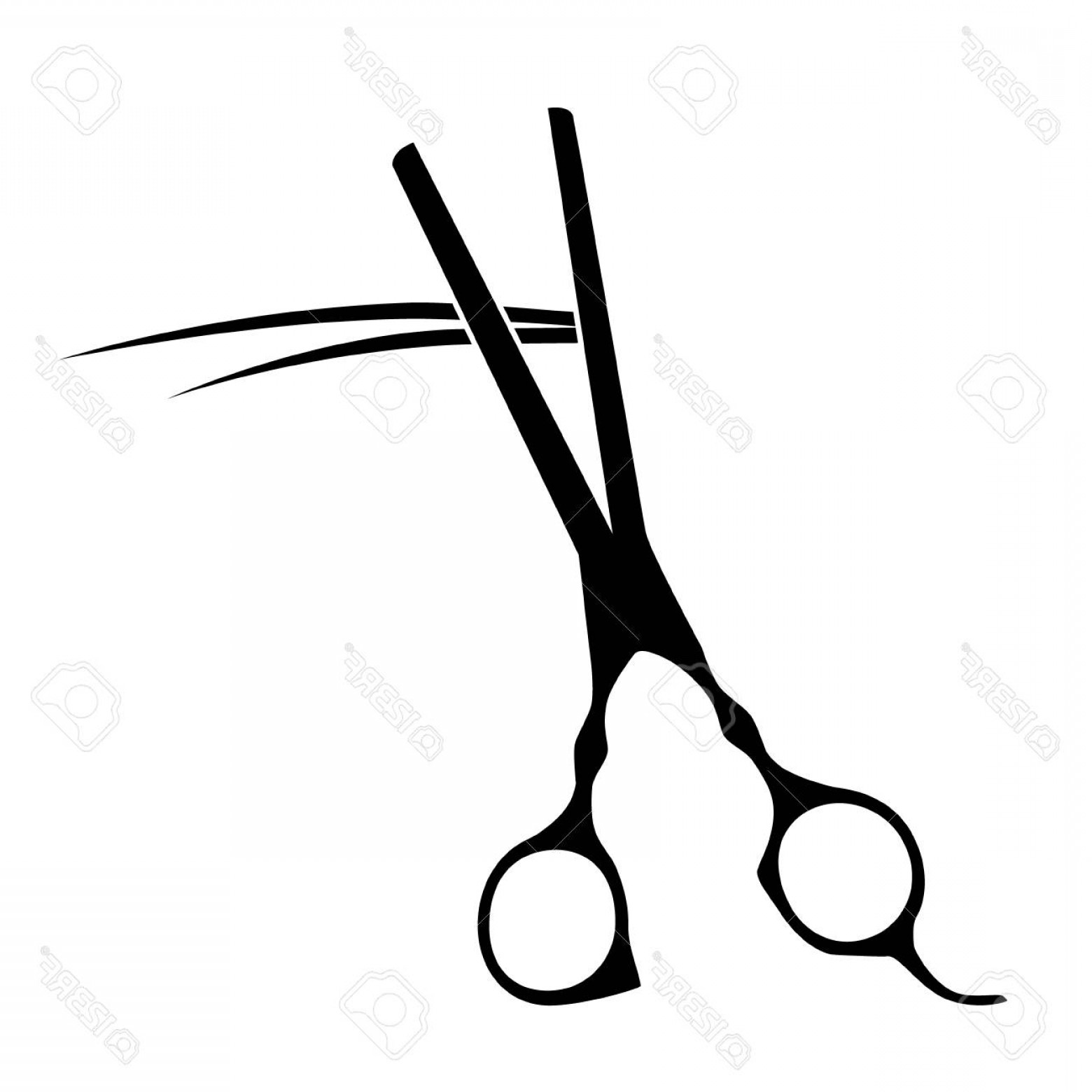 1560x1560 Hair Shears Vector Catamart