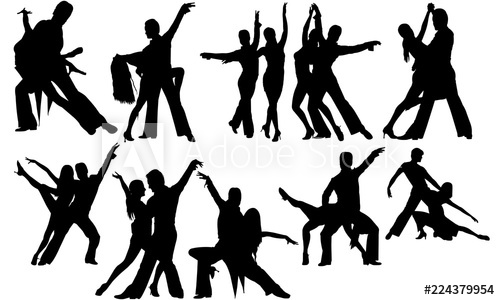 500x300 Salsa Dance Dance Cri, Black Dancer Silhouette