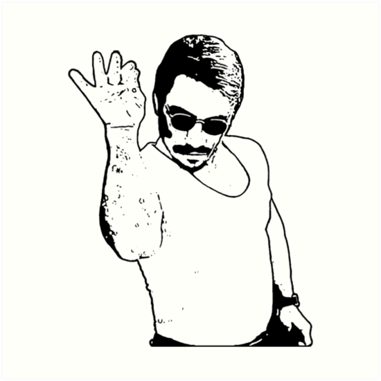 550x550 Download Free Png Salt Bae Blackwhite