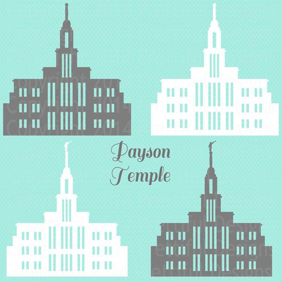 570x570 Payson Utah Lds Temple Vector Clip Art My Faith Payson Temple