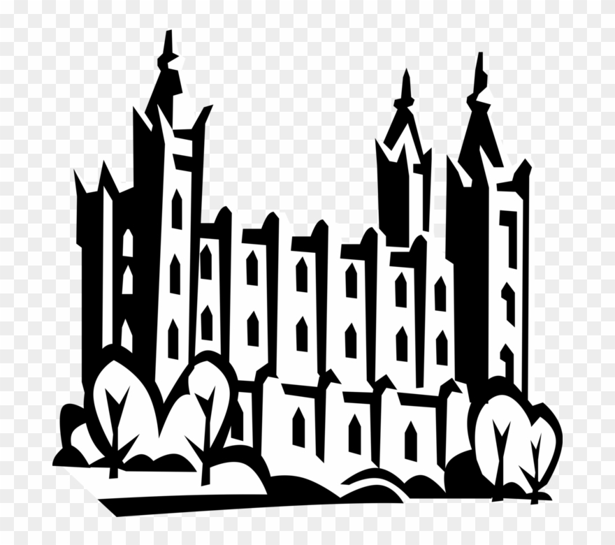 880x780 Vector Illustration Of Mormon Church Of Jesus Christ