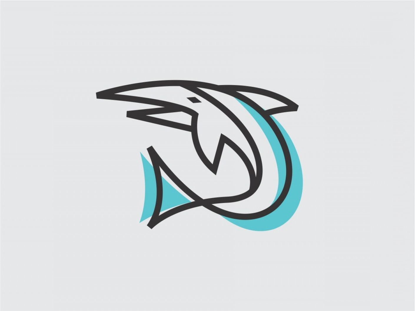 1410x1057 Monoline Swordfish Logo Icon Vector Geekchicpro