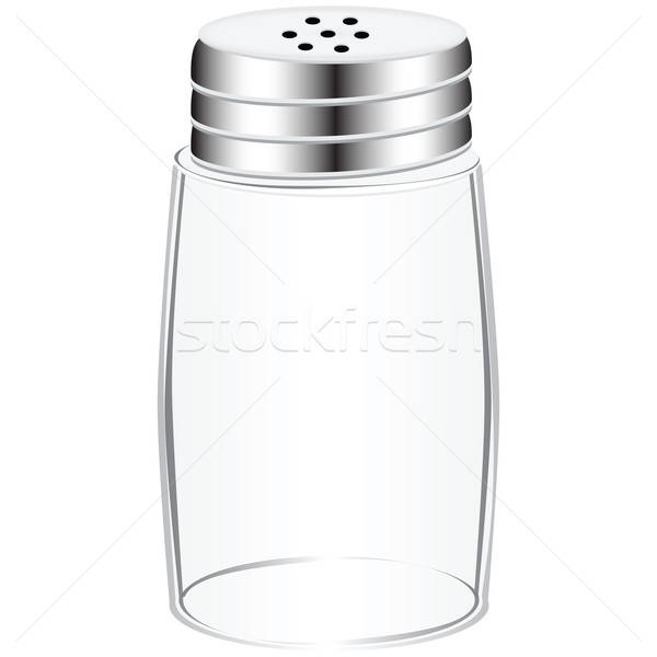 600x600 Empty Salt Shaker Vector Illustration Constantine Pankin