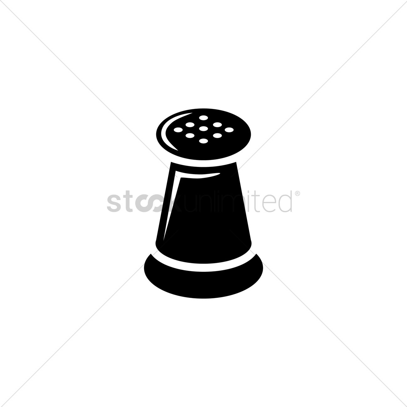 1300x1300 Salt Shaker Vector Image