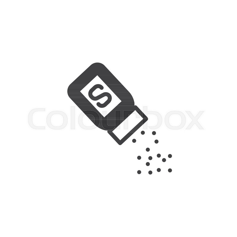 800x800 Salt Shaker Icon Vector, Filled Flat Stock Vector Colourbox