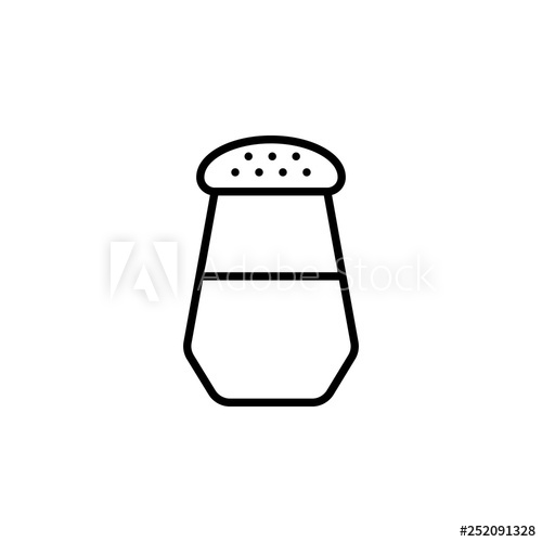 500x500 Salt Shaker Icon Vector Salt Shaker Vector Design Sign Design