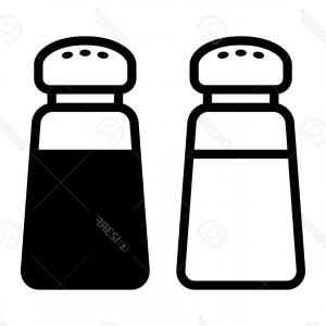 300x300 Stock Photos Salt Pepper Shaker Vector Illustration Image Wallkeeper