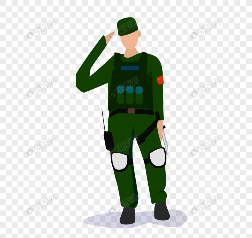 860x814 Flat Military Salute Vector Character Png Image Picture Free