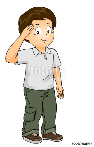 320x500 Kid Boy Salute Illustration Stock Image And Royalty Free Vector