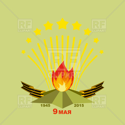 400x400 May Victory Day Salute Vector Image Of Holiday Popaukropa
