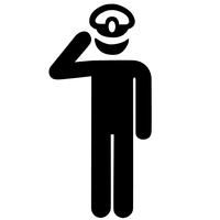 200x200 Salute Free Vector Art