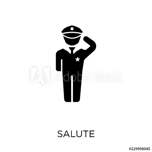 500x500 Salute Icon Salute Symbol Design From Army Collection Simple