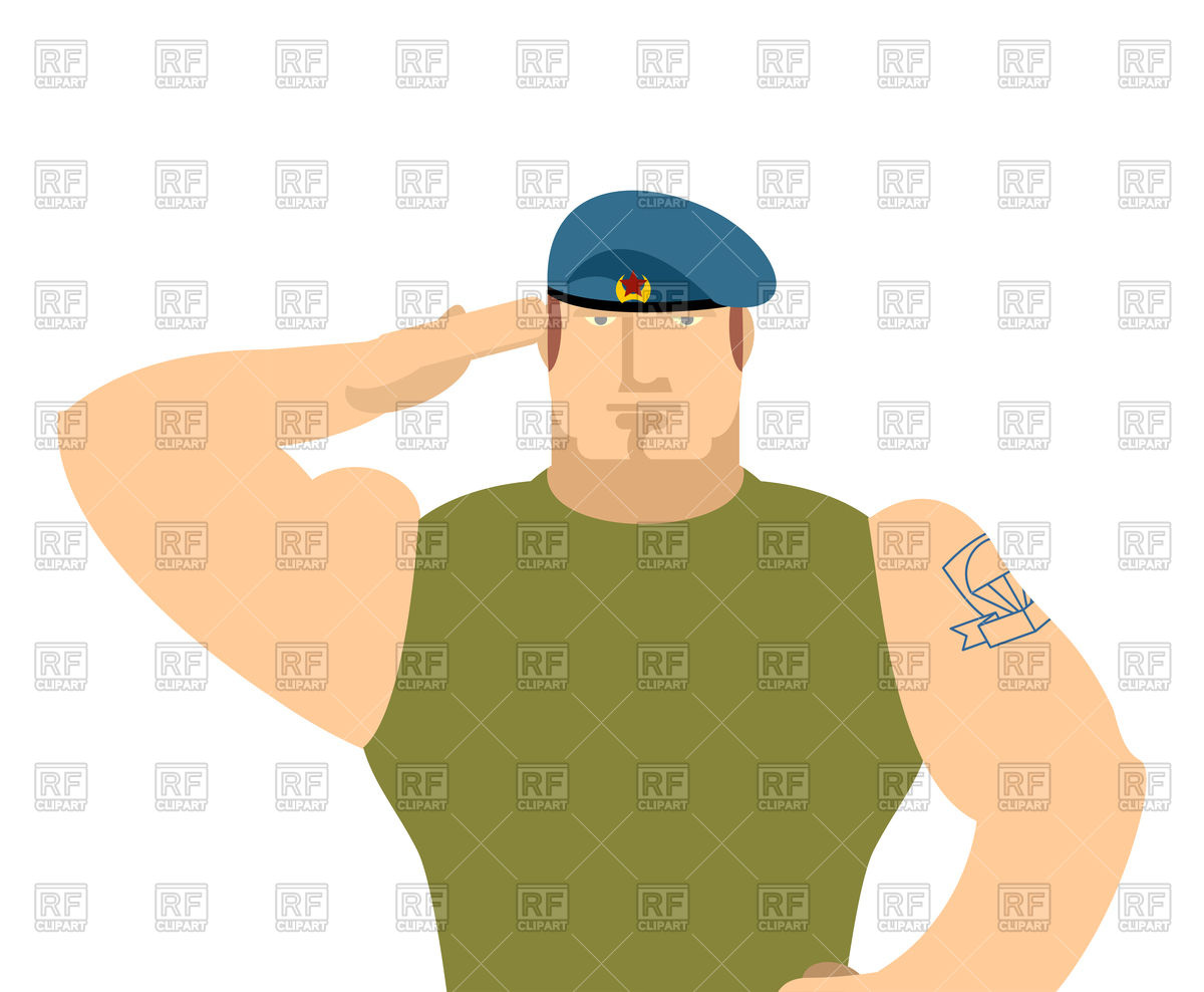 1200x988 Russian Military Salute From Soldier Vector Image Of People