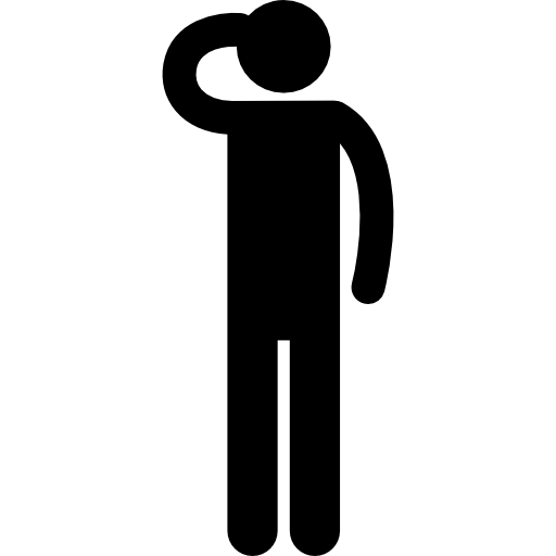 512x512 Saluting Soldier Silhouette Icons Free Download