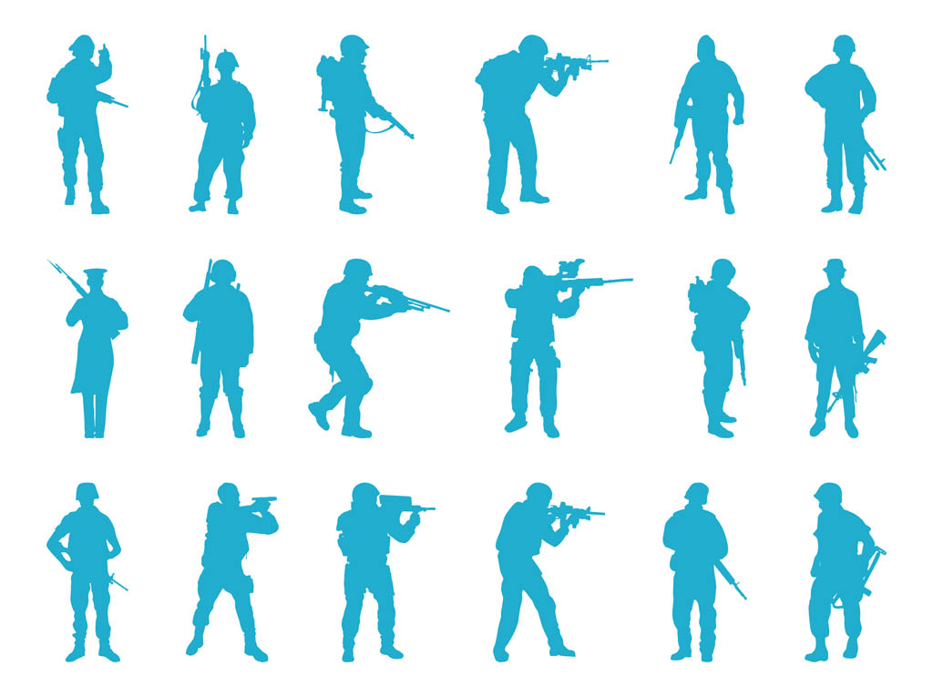 1024x765 Soldiers Silhouettes Free Vectors Ui Download