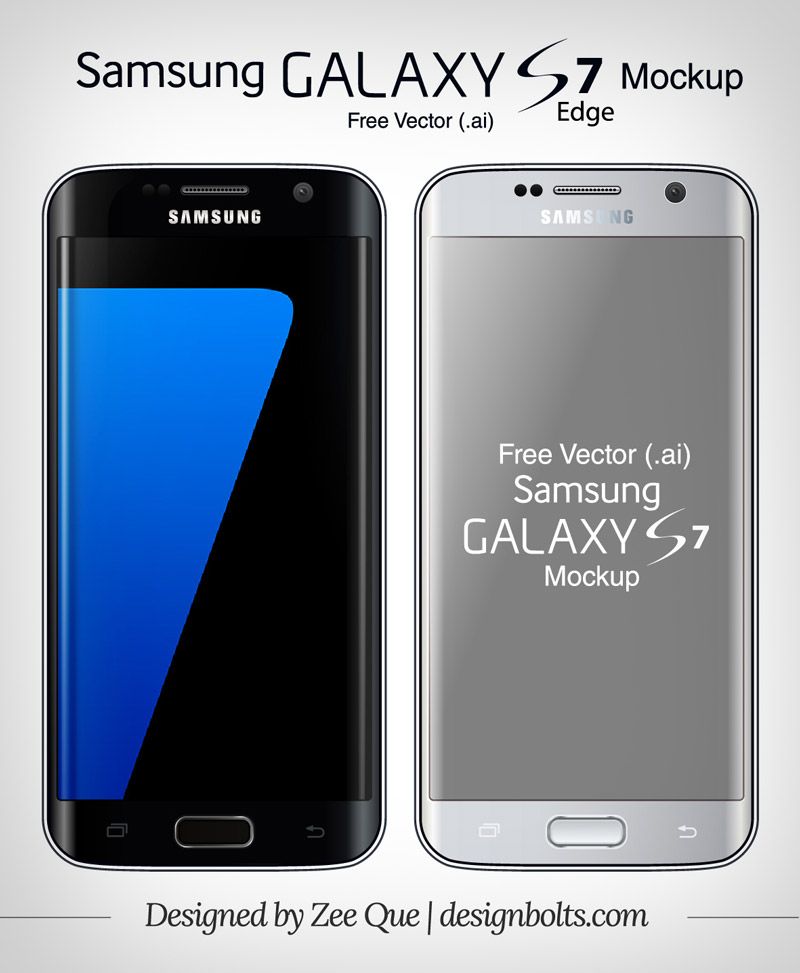 800x973 Free Vector Samsung Galaxy Edge Mock Up In Format