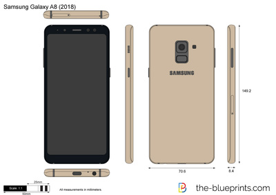 400x283 Samsung Galaxy Vector Drawing