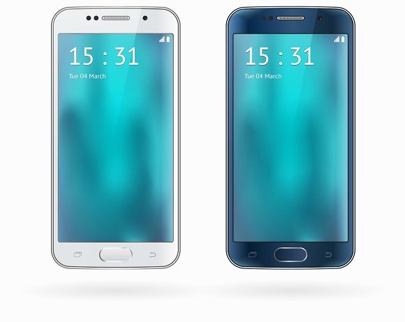 580x462 Vector Samsung Galaxy Edge Mockup Store