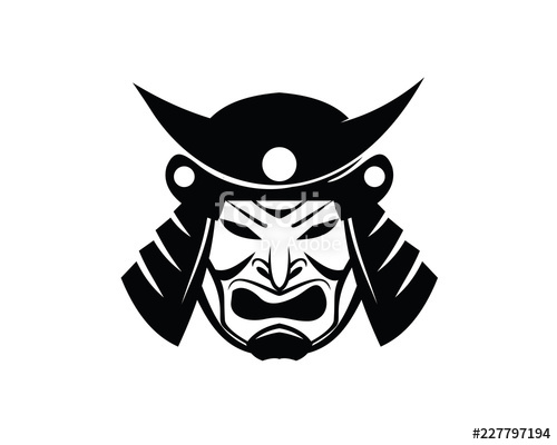 500x400 Samurai Mask And Warrior Stock Image And Royalty Free Vector
