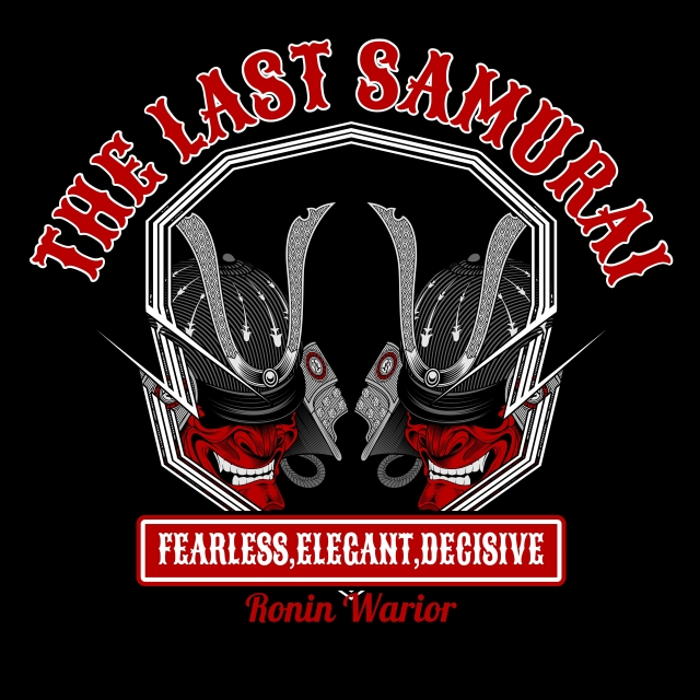 640x640 Samurai Warrior Mask Traditional Armor Of Japanese Warrior Vector