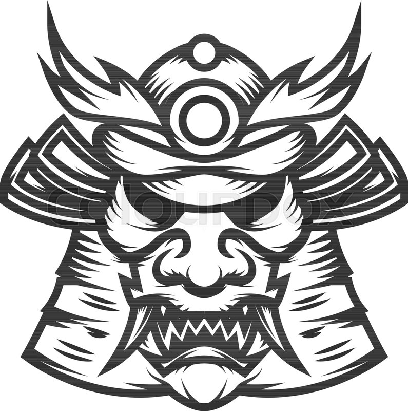 Samurai Helmet Vector at Vectorified.com | Collection of Samurai Helmet ...