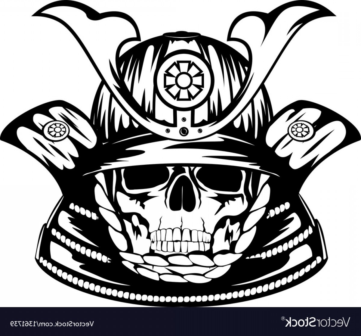 1200x1116 Vector Samurai Helmet Without Face Catchsplace