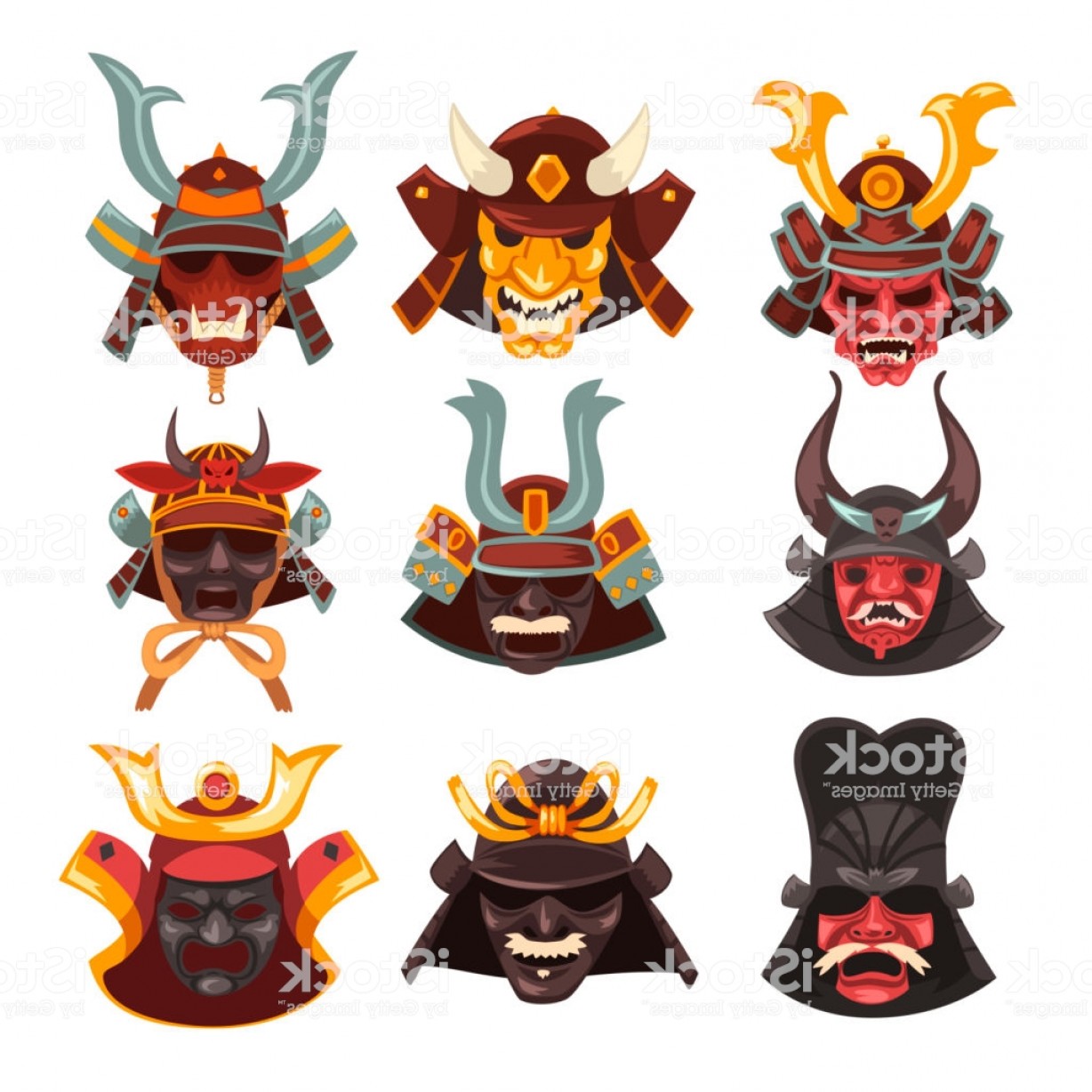 Samurai Warrior Vector