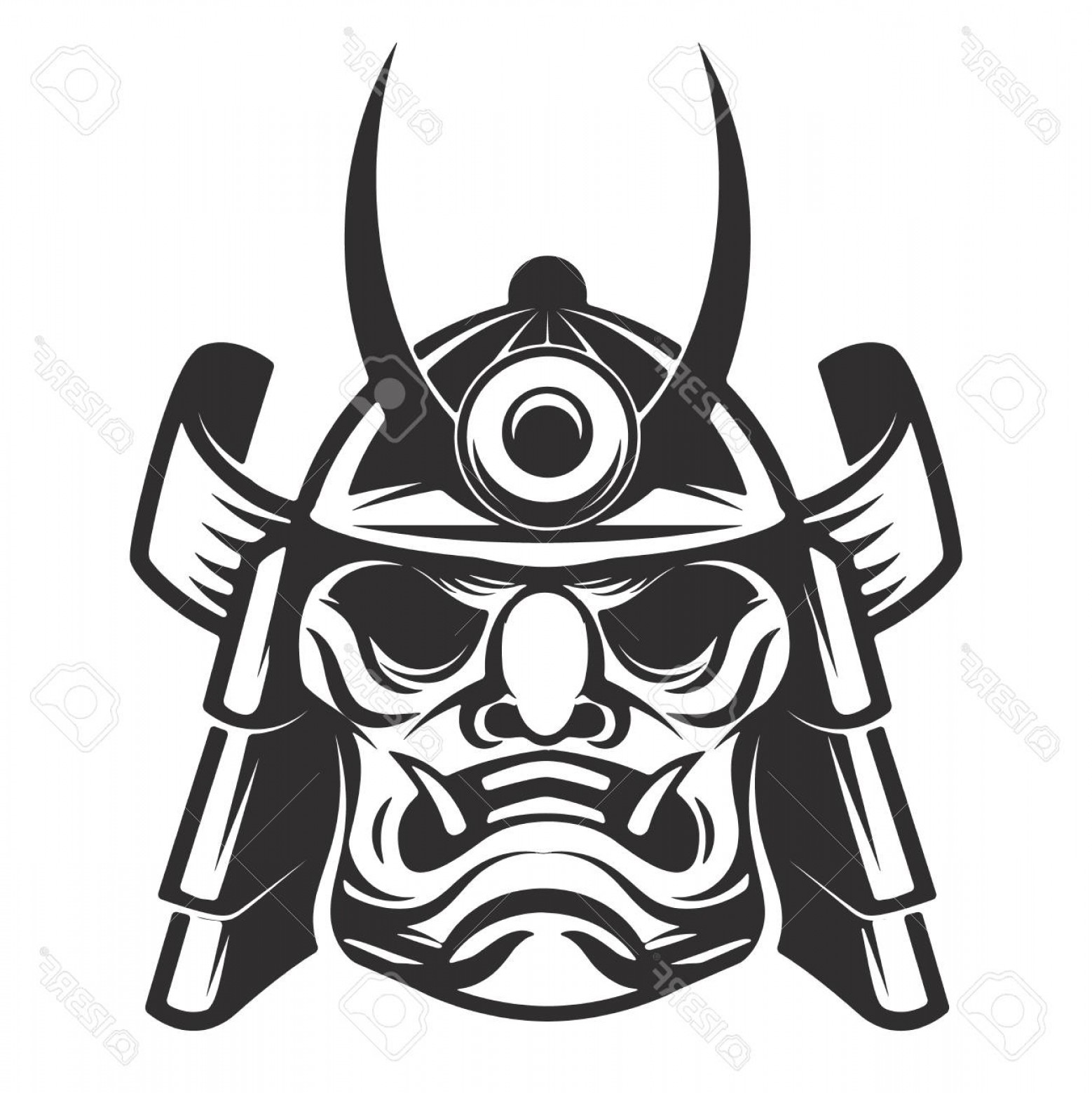 1558x1560 Samurai Warrior Vector Hoodamath