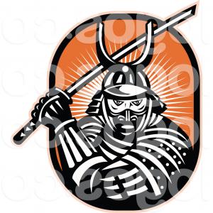 300x300 Samurai Warrior With Muscle Body Gm Hoodamath